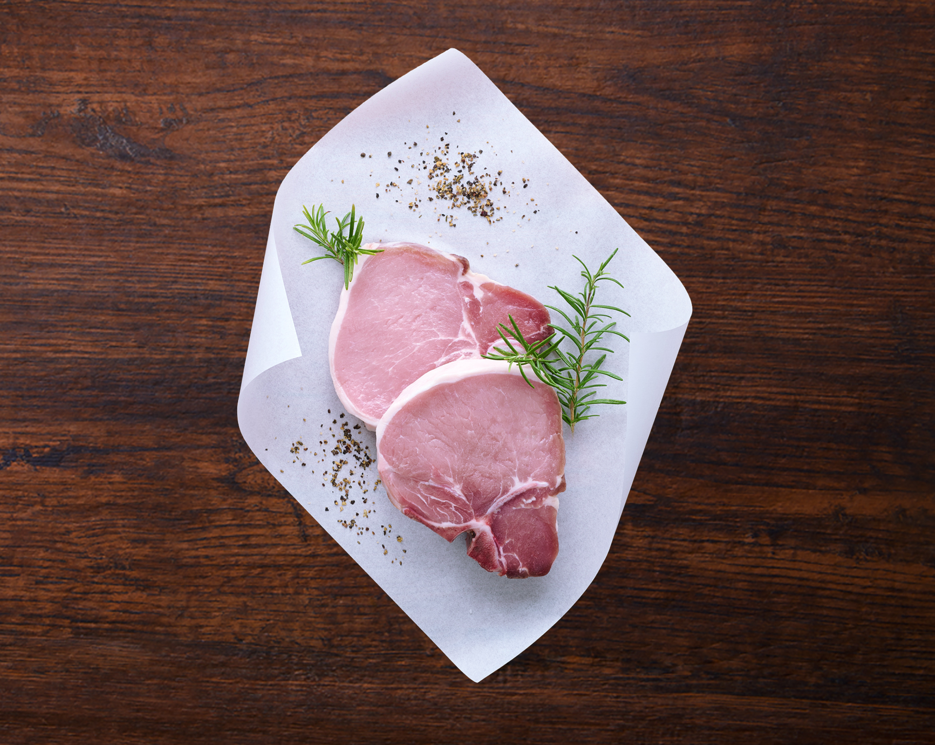 Dry Aged Kotelett vom Schwein